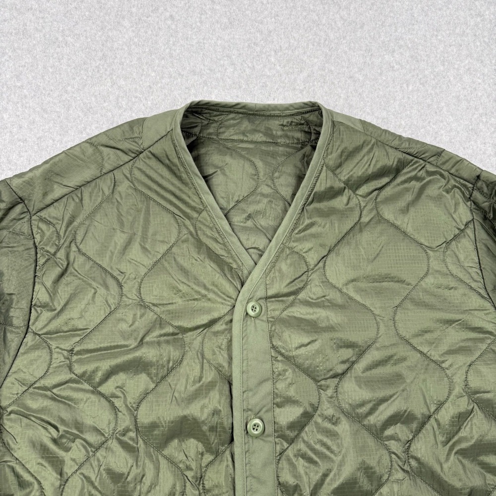 Alpha Industries M-65 Field Coat Liner Mens 4XL Green Quilted ALS/92 Jacket - Picture 2 of 15